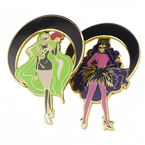 Spilla Magnetica Smaltata con Bandiera di Zayed per la Festa del Fondatore degli Emirati Arabi Uniti - Placcatura in Nichel Nero - Product Image 6