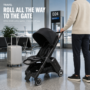 Klappbarer Kinderwagen für Babys Aluminiumlegierungsrahmen 15kg Flugzeugtauglich Innen- und Außenbereich Gepäck-Kinderwagen - Product Image 2