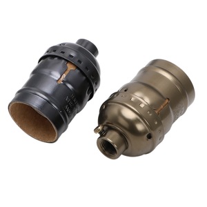 Tonghua Đồng Cổ Điển Trang Trí Nhôm Giữ Đèn E26 E27 Retro Mặt Dây Chuyền Ánh Sáng Đèn Chiếu Sáng Edison Ánh Sáng Bóng Đèn Ổ Cắm - Product Image 4