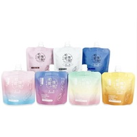 5ml thermoscellage petit noir mat cosmétique acide hyaluronique sérum peau Toner pochette personnalisé Sachet Plastique liquide bec sacs