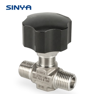 Miniature Forgé Vanne À Pointeau En Acier Inoxydable 1/4 "Filetage Mâle NPT 1/8 1/4 3/8 1/2 3/4 1 NPT 6000 PSI inoxydable Sièges - Product Image 2