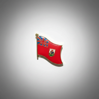 GREPAS GIFTS Épinglette drapeau de la Bermuda de 1 pouce, épinglette patriotique mondiale pour chapeau