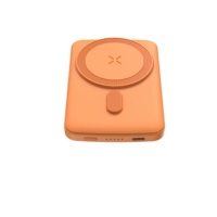 Batterie externe ultra-fine sans fil à charge magnétique 15W, charge rapide 5000mAh, chargeur portable pour téléphones iPhone et Android
