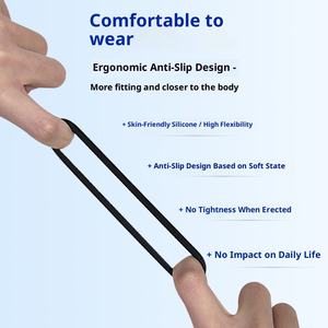 Anneau de blocage du prépuce en silicone liquide, anneau pénien, produits pour adultes, pour hommes - Product Image 3