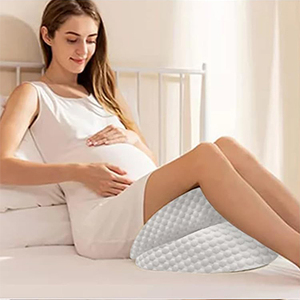 Oreillers de maternité pour femme enceinte avec taie d'oreiller détachable et réglable soutien de l'oreiller de corps jambes arrière ventre hanches gris - Product Image 2
