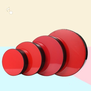 Wholesale 8 Inch 20 cm Wooden Hand Held <b>Drum</b> Percussion Instrument Musical <b>Drums</b> Early Educational Rhythm <b>Drum</b> for Children - Product Image 4