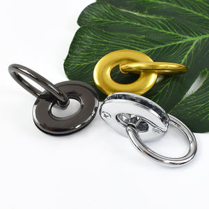 Meetee BF891 25*32mm bricolage bagages matériel accessoires alliage O anneau oeillet boucle sac <span class=keywords><strong>à</strong></span> main poignée sac côté Clip fermoir boucles - Product Image 5