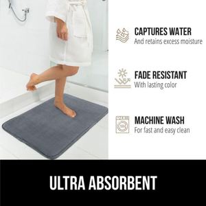 Tapis d'égouttage en microfibre durable antidérapant réutilisable écologique lavable tricoté pour usage domestique - Product Image 5