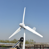 Moteur d'éolienne horizontale de 2 kW avec générateur à aimants permanents triphasé certifié CE
