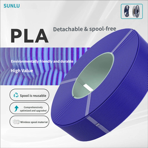 SUNLU <b>PLA</b> 3D Printer <b>Filament</b> 1.75mm Detachable Spool Free High Value Environmentally Friendly Durable Blue - Product Image 1