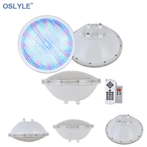 OSHスイミングプールLEDライト低価格LEDプールライト防水IP68 RGBおよびDMXコントロール付きPAR56