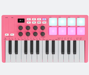 SMK-25 (Contrôleur MIDI) Clavier MIDI 25 touches avec pad de percussion, synthétiseur le plus vendu pour l'enseignement musical - Product Image 6