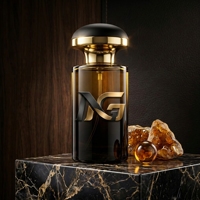 En stock, flacon de parfum en verre dégradé cylindrique rechargeable Mddruiqi, avec couvercle noir doré floqué et finition givrée, modèle avancé