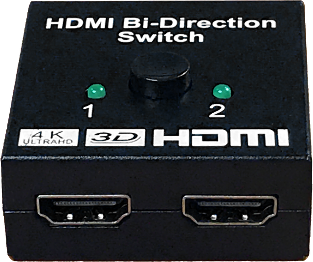 HD Video Bi-Direction Switch KVM Supports 3D, 1080P, 4Kx2K Resolutions Iron Casing