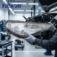 TIEAUR - Repuestos de Auto, Cubierta de Lente Transparente de Plástico para Faro Delantero de Coche, Un Solo Color, para GIULIA, Años 2017-2022