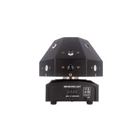 Projecteur LED rotatif 16 faisceaux en forme de champignon, boule magique colorée à commande vocale pour salles privées, éclairage de scène