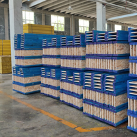 Poutre en bois de pin H20 moderne et imperméable avec embouts en plastique |   Poutre en bois certifiée FSC pour système de coffrage en béton