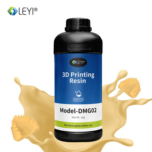 Résine <span class=keywords><strong>dentaire</strong></span> 3D LEYI DMG02, 1 kg, couleur argile jaune, pureté 100 %, durée de conservation 24 mois, fabricant chinois, prise en charge des commandes personnalisées - Product Image 1