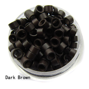 <span class=keywords><strong>Anelli</strong></span> di alluminio Nano tubi di crimpatura collegamenti 5.0mm 4.0mm Micro anello accessori intrecciare I punta capelli umani extension strumento - Product Image 5