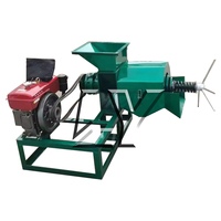 Mini Presse à Huile de Palme 500KG/H, Machine d'Extraction Automatique avec Moteur Diesel, Économique et Efficace