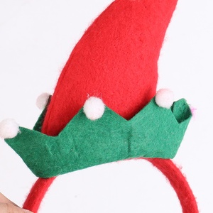 Pafu 2024 <span class=keywords><strong>Santa</strong></span> Party Club <span class=keywords><strong>Bar</strong></span> Parches de lentejuelas Suministros de Navidad Decoración Niños Sombrero de felpa Diademas - Product Image 3