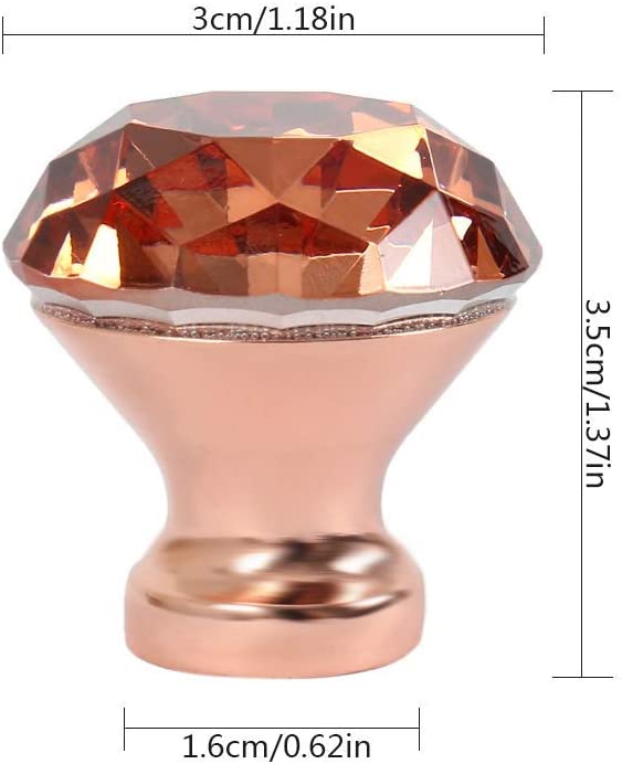 Стекло из розового золота ручки шкаф с выдвижными ящиками с украшением в виде кристаллов, современный дом украшения VT-01.166 мебельные ручки, бесплатный образец, сделано в Китае