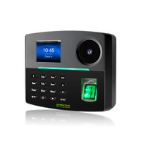 Dispositivo de Control de Acceso con Reconocimiento de Huella Dactilar y Tarjeta Palm Card, Detección de Movimiento, Almacenamiento en la Nube, Sistema Operativo Android, Pantalla LED para la Hora