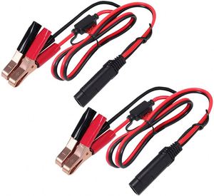 Clip a coccodrillo in metallo 30A per scollegare rapidamente il cavo di alimentazione solare del caricabatterie per <span class=keywords><strong>auto</strong></span> con <span class=keywords><strong>batteria</strong></span> SAE - Product Image 2