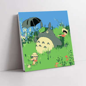 Pintura al Óleo DIY <span class=keywords><strong>para</strong></span> Niños, Personajes de Dibujos Animados y Películas, <span class=keywords><strong>Pintar</strong></span> por Números, 20*20cm, Marco Interior, Kit de Arte <span class=keywords><strong>para</strong></span> Colorear en Lienzo, Regalo - Product Image 2