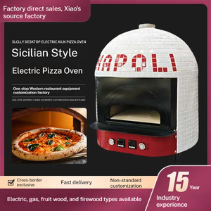 Restaurante Occidental, Hamburguesería, Pizzería, Horno de <span class=keywords><strong>Pizza</strong></span> Artesanal Estilo Siciliano Italiano, Horno de <span class=keywords><strong>Pizza</strong></span> a Gas Napolitano, para Hornear <span class=keywords><strong>Pizza</strong></span> Delgada - Product Image 3