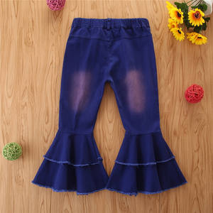 Pantalones Vaqueros de Pierna Ancha para Niñas, Pantalones de Mezclilla Largos para Bebés y Niños Pequeños, Pantalones Casuales de Moda para Primavera y Otoño - Product Image 6