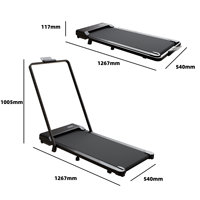 Tapis de marche électrique pliable professionnel, machine de fitness à domicile, tapis de course intelligent pour l'exercice – Vente chaude