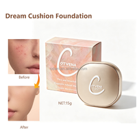OTVENA Base de Maquillaje CC con Cobertura Fuerte y Protector Solar, Humectante Blanqueador de Larga Duración, 12h Resistente al Agua, Iluminadora
