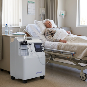 Concentrador de Oxígeno Longfian 5PLM de Grado Médico, Máquina de Oxígeno Doméstica de 5L, Sistema de Oxímetro Portátil Silencioso, Flujo Ajustable de 1-5L - Product Image 5