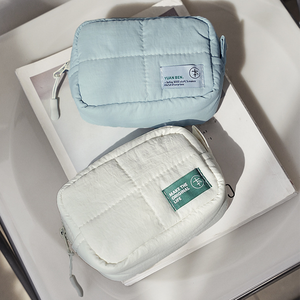 Dễ Thương Mini Phụ Nữ Trang Điểm Pouch Túi Mỹ Phẩm Lưu Trữ Organizer Màu Xanh Lá Cây Màu Vàng Nhỏ Tùy Biến Nóc <span class=keywords><strong>Make</strong></span> <span class=keywords><strong>Up</strong></span> Túi - Product Image 1