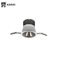 Karhi Angle Multi Couleur Baffle Haut de Gamme Réglable Inclinable 75mm Spot Encastré Led Lights Downlight Plafond Led Downlights