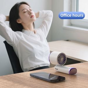Foldable Handheld Air Cooler 100-Speed Strong Wind Portable Mini Fan With Long Battery Life for Office & Outdoor - Product Image 5
