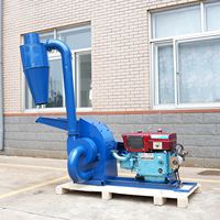 Nouveau broyeur à marteaux automatique haute capacité à économie d'énergie avec moteur pour le broyage des épis de maïs, des tiges, de la paille de riz, des copeaux de bois et de la biomasse