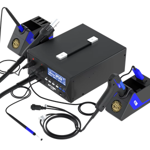 Estación <span class=keywords><strong>de</strong></span> Retrabajo MS-900 Nueva <span class=keywords><strong>de</strong></span> 900W con <span class=keywords><strong>Pistola</strong></span> <span class=keywords><strong>de</strong></span> Aire Caliente, Soldador y <span class=keywords><strong>Pistola</strong></span> <span class=keywords><strong>de</strong></span> <span class=keywords><strong>Succión</strong></span> <span class=keywords><strong>de</strong></span> Estaño para Reparación - Product Image 2