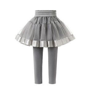 <span class=keywords><strong>Leggings</strong></span> a due pezzi in stile autunnale per ragazze, pantaloni a sbuffo a rete, pantaloni a sbuffo, per Outdoor - Product Image 5