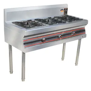 Wholesale Hotels Use High-pitched Quality Commercial Gas Stove 3 Burner