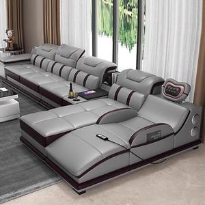 أثاث بسيط حديث لغرفة المعيشة مجموعة كاملة من المحظية الصوتية لشقة كبيرة مع تدليك - Product Image 2