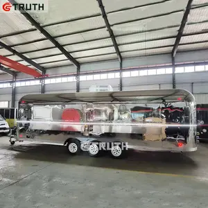 New outdoor Australia standard kiosk popsicle ice cream mobile fast food truck vending carts hot dog airstream food trailer