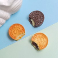 100 pièces de décorations plates en résine en forme de biscuits 3D simulés, pour scrapbooking, artisanat DIY, accessoires de décoration faits main pour téléphones et nœuds pour cheveux