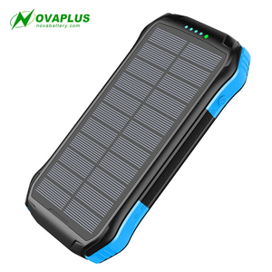 Sạc năng lượng mặt trời Nova Original <span class=keywords><strong>Factory</strong></span> 10000mAh, hai cổng USB, chống nước hàng ngày, pin dự phòng ngoài, tấm pin năng lượng mặt trời, sạc dự phòng - Product Image 6
