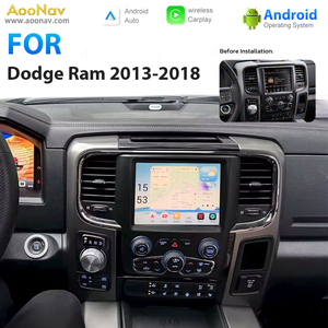 Android System Mirror Link Box Auto Stereo For Dodge Ram 2013-2018 Android <b>Adapter</b> Touch Pad <b>Wireless</b> Screen Upgrade Radio - Product Image 2