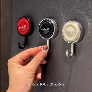 Crochets rotatifs JUXIN, 3 pièces, en acier inoxydable poli, adhésif puissant, sans perçage, pour la cuisine, la salle de bain, les portes - Product Image 5