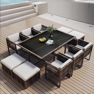 Chaise de plage de luxe <span class=keywords><strong>pour</strong></span> patio, utilisation toutes saisons, mobilier d'extérieur avec design cube peu encombrant <span class=keywords><strong>pour</strong></span> jardin, hôtel et balcon - Product Image 2