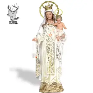 Ornaments resin virgin mary statues hand carved fiberglass life size our lady figurines sculpture