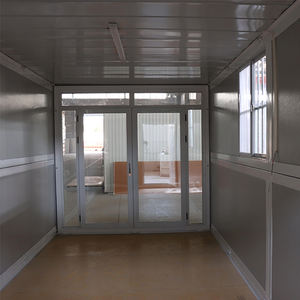 Casa prefabbricata pieghevole 360 ° <span class=keywords><strong>parete</strong></span> di vetro con isolato doppio smalto zincato struttura in acciaio per scenario <span class=keywords><strong>camera</strong></span> vista mare - Product Image 3